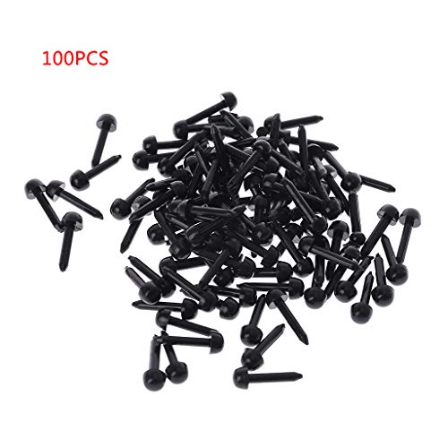 THINCAN 100pcs 3mm/4mm/5mm/6mm Für Puppenpuppen Plastik Black Pin Sicherheitsaugen Für Han THINCAN 100pcs 3mm/4mm/5mm/6mm Für Puppenpuppen Plastik Black Pin Sicherheitsaugen Für Han von THINCAN
