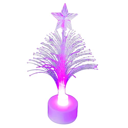 THINCAN 13 cm/5.12in Farbenfroh Leuchtend Nachtlicht Süße Weihnachtsbaumform Feine Plastiknachtzubehör Easy Sleeping Tool THINCAN 13 cm/5.12in Farbenfroh Leuchtend Nachtlicht Süße Weihnachtsbaumform Feine Plastiknachtzubehör Easy Sleeping Tool von THINCAN