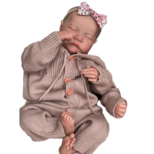 THINCAN 19 Zoll Süße Baby Realistisch Silikon Ganzkörper Weißer Haut Junge Süße Für Kinderpuppe Mit Kleidung THINCAN 19 Zoll Süße Baby Realistisch Silikon Ganzkörper Weißer Haut Junge Süße Für Kinderpuppe Mit Kleidung von THINCAN