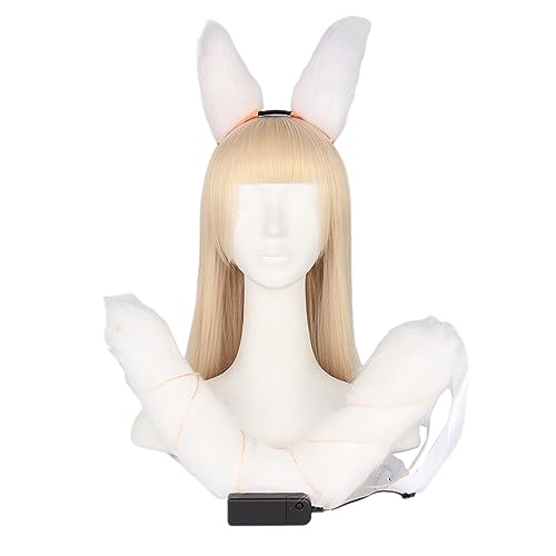 THINCAN 1Set Furry Led Light Tail Katze Ohren Kopfbedecke Halloween Cosplay Hair Hoop Für Mädchen Frauen Weihnachten Fancy Party Spielzeug THINCAN 1Set Furry Led Light Tail Katze Ohren Kopfbedecke Halloween Cosplay Hair Hoop Für Mädchen Frauen Weihnachten Fancy Party Spielzeug von THINCAN