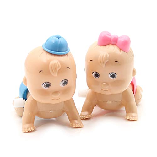 THINCAN 1pc Boy Girl Crawling Crawl Clockwork Für Auf Spielzeug Für Babykinder Party G. von THINCAN