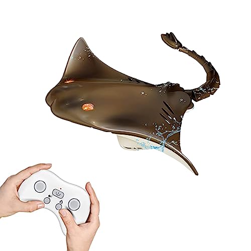 THINCAN 2 4 GZ RCBOAT Realistische Mantarays Unterwasserspielzeug wasserdichte Elektrofischspielzeug Für Kinderbools Lake Model Fisch Für Erwachsene von THINCAN