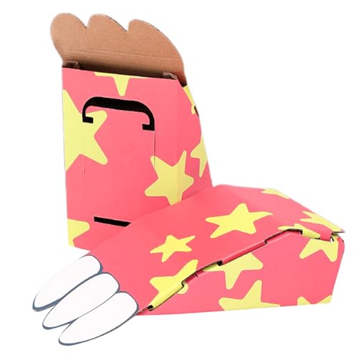 THINCAN 3D Karton Dinosaurier Spielzeugset Für Kinder Geburtstagsfeier Interaktive 3D Papier Dinosaurier Puppen Handgefertigtes Handwerkssatz von THINCAN