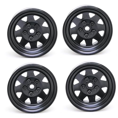THINCAN 4 Pieces 1.9 Beadlock Wheel Hub Für Rand 1/10 Crawler Für Axiale SCX10 90046 TRAXX 4WD D90 LKWs THINCAN 4 Pieces 1.9 Beadlock Wheel Hub Für Rand 1/10 Crawler Für Axiale SCX10 90046 TRAXX 4WD D90 LKWs von THINCAN