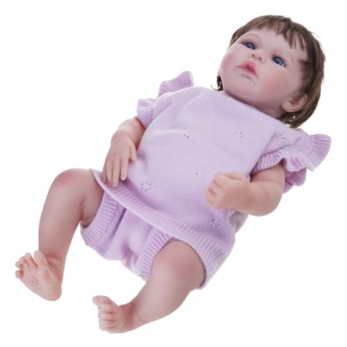 THINCAN 45cm Simulation Mädchen Babypuppen Realistische Wiedergeborene Kind Mit Bewegten Arm Und Bein Für Baby Kid Beaffy Begleiten Schlafpuppe THINCAN 45cm Simulation Mädchen Babypuppen Realistische Wiedergeborene Kind Mit Bewegten Arm Und Bein Für Baby Kid Beaffy Begleiten Schlafpuppe von THINCAN