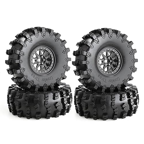THINCAN 4PCS 2 2-Zoll Beadlock 10-Speichen Radfelgen & Gummireifen Für 1/10 Crawler SCX10 RBX10 90048 90018 THINCAN 4PCS 2 2-Zoll Beadlock 10-Speichen Radfelgen & Gummireifen Für 1/10 Crawler SCX10 RBX10 90048 90018 von THINCAN