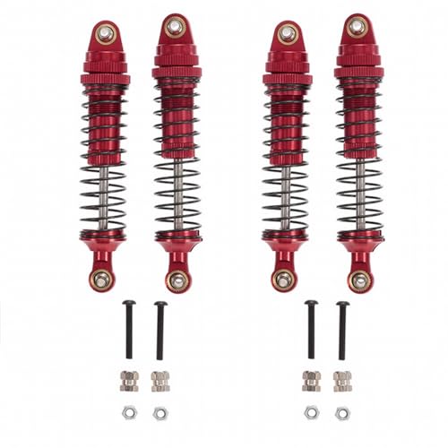 THINCAN 4pcs Realistischer Crawler Car Schock Aluminiumlegierung Öldämpfer 90 Mm Für Axiale SCX10 D90 1/10 WLAN Modellspielzeug Skala von THINCAN