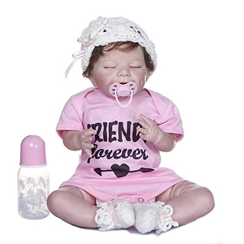THINCAN 53 cm Realistisch Für Puppenweiche Body Kleinkind Babys Lebensechte Mädchen Für Spielen Spielzeug Schnuller Geburtstag Kinder THINCAN 53 cm Realistisch Für Puppenweiche Body Kleinkind Babys Lebensechte Mädchen Für Spielen Spielzeug Schnuller Geburtstag Kinder von THINCAN