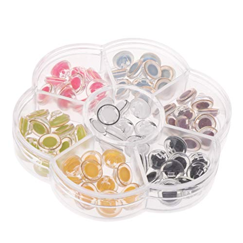 THINCAN 70pcs Kunststoffsicherheitsaugen Nähen Sie Bär Für Puppentiergefüllte Plüschspielzeuge von THINCAN