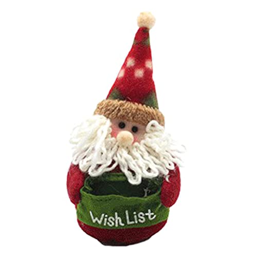 THINCAN 8 Zoll Spielzeug Santa/Snowman Figur Für Puppenweichgefüllte Spielzeug Für Party House Desktop Weihnachtsbaum Ornament Fenster Display THINCAN 8 Zoll Spielzeug Santa/Snowman Figur Für Puppenweichgefüllte Spielzeug Für Party House Desktop Weihnachtsbaum Ornament Fenster Display von THINCAN