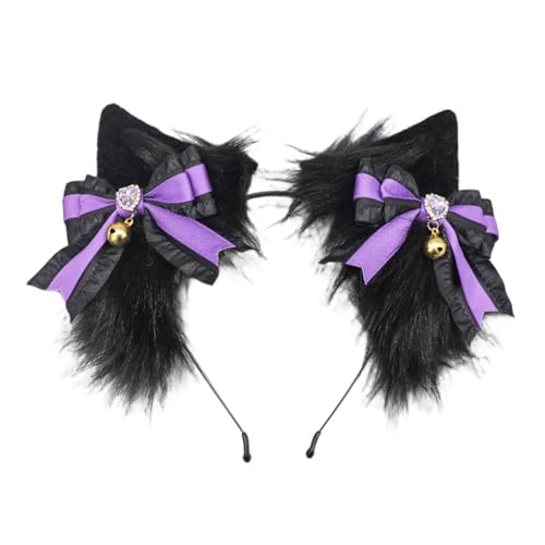 THINCAN Animal Cosplay Kostüm Kunstpelz Wolf Katzen Füchse Fuzzy Tail Wolf Ohren Stirnbänder Halloween Party Kostüme Zubehör THINCAN Animal Cosplay Kostüm Kunstpelz Wolf Katzen Füchse Fuzzy Tail Wolf Ohren Stirnbänder Halloween Party Kostüme Zubehör von THINCAN