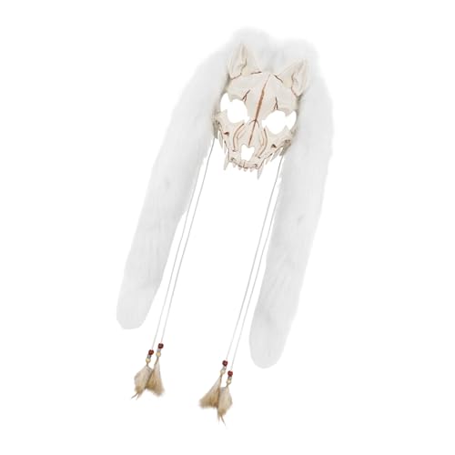 Animal Halloween Maske Fauxpelze Vikinges Füchse Maske Kostüm Cosplay Accessoire Pelzige Wolf Masque Party Halloween Cosplay Kostüm Animal Halloween Maske Fauxpelze Vikinges Füchse Maske Kostüm Cosplay Accessoire Pelzige Wolf Masque Party Halloween Cosplay Kostüm von THINCAN