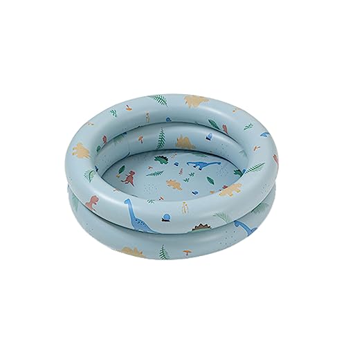 THINCAN Baby Aufblasbarer Schwimmbad 2 Ringe Runde Pools Kinder Pit Paddeln Pool Für Kleinkind/Kiddie Water Game Play Center von THINCAN