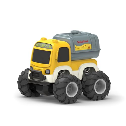 THINCAN Babyautospielzeug LKW Spielzeug Mit Flexiblen Gelenken Simulation Bagger/Wagen/Kran/für Tankwagen Kleinkind Sandbox Truck T von THINCAN