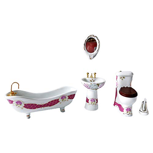 THINCAN Badezimmer Möbel Kinder Tun Spiele Modellmöbel Haus Lieferungen Möbelgeschenke Für Mädchen THINCAN Badezimmer Möbel Kinder Tun Spiele Modellmöbel Haus Lieferungen Möbelgeschenke Für Mädchen von THINCAN