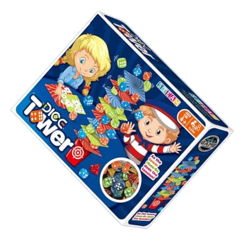 THINCAN Balancing Building Block Dices Stapelspiel Für Eltern Kinder Interactive Family Night Brettspiel Dices Tower Stacking Toy THINCAN Balancing Building Block Dices Stapelspiel Für Eltern Kinder Interactive Family Night Brettspiel Dices Tower Stacking Toy von THINCAN