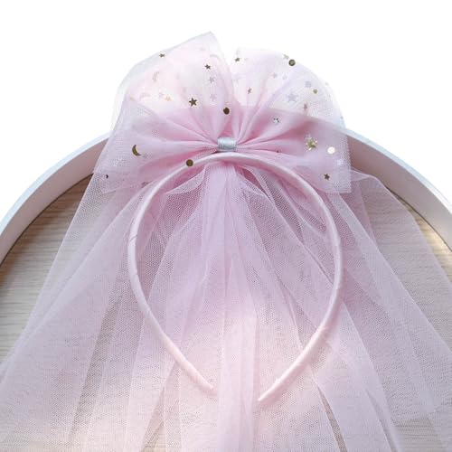 THINCAN Bequemes Stirnband Mit Bowknot & Mesh Birthday Party Stirnband Stoff Kopfstück Für Kinder Von 1 Bis 8 Jahren Zum Anziehen Von THINCAN Bequemes Stirnband Mit Bowknot & Mesh Birthday Party Stirnband Stoff Kopfstück Für Kinder Von 1 Bis 8 Jahren Zum Anziehen Von von THINCAN