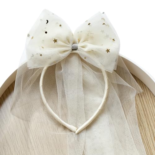 THINCAN Bequemes Stirnband Mit Bowknot & Mesh Birthday Party Stirnband Stoff Kopfstück Für Kinder Von 1 Bis 8 Jahren Zum Anziehen Von THINCAN Bequemes Stirnband Mit Bowknot & Mesh Birthday Party Stirnband Stoff Kopfstück Für Kinder Von 1 Bis 8 Jahren Zum Anziehen Von von THINCAN