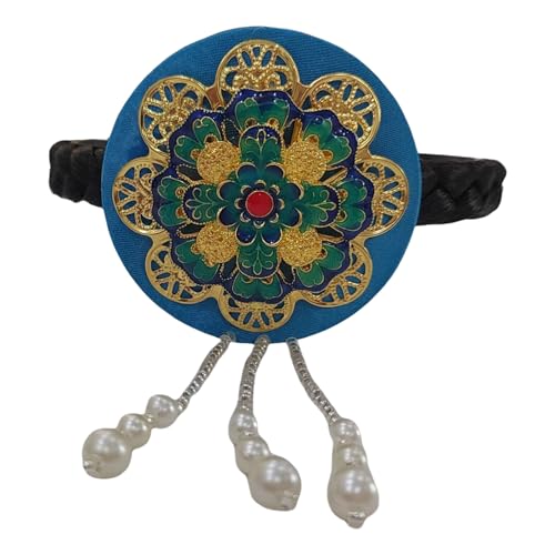 THINCAN Blue Glaze Koreanische Haarzubehör Stylische Stirnband Für Frauen Und Mädchen Bühnenaufführungen Hanbok Headwear Accessoires THINCAN Blue Glaze Koreanische Haarzubehör Stylische Stirnband Für Frauen Und Mädchen Bühnenaufführungen Hanbok Headwear Accessoires von THINCAN