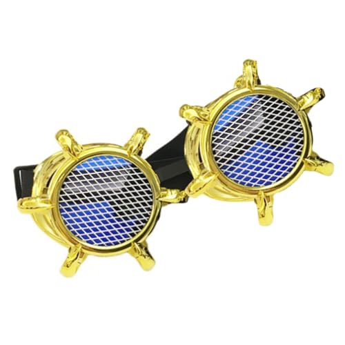 THINCAN Brillen Raves Steampunk Goggles Vintage Eye Protections Raves Brillen Halloween Festival Brille Steampunk Brille Brille THINCAN Brillen Raves Steampunk Goggles Vintage Eye Protections Raves Brillen Halloween Festival Brille Steampunk Brille Brille von THINCAN
