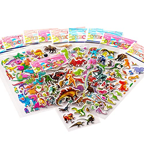 THINCAN Bubble Aufkleber Für Mit Präzision Schneiden Dinosaurier Thema Dekoration Easy Peal Aus Wiederverwendbarer 3D Aufkleber Kinderparty G. von THINCAN