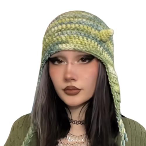 THINCAN Cartoon Häkelhut Winter Langes Kaninchen Ohr Schädel Schädel Cosplay Party Für Teenager Erwachsener Universeller Kopfschmuck THINCAN Cartoon Häkelhut Winter Langes Kaninchen Ohr Schädel Schädel Cosplay Party Für Teenager Erwachsener Universeller Kopfschmuck von THINCAN
