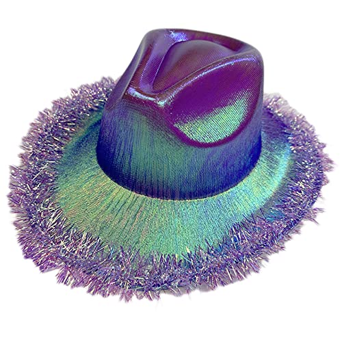 THINCAN Cowboyhut Mit Verstellbarer String Lamtzahl Trim Glitzer Raum Cowgirl Hat Party Dekorationen Für Jugendliche Mädchen Frauen Männer Männer THINCAN Cowboyhut Mit Verstellbarer String Lamtzahl Trim Glitzer Raum Cowgirl Hat Party Dekorationen Für Jugendliche Mädchen Frauen Männer Männer von THINCAN