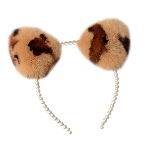THINCAN Damentier Für Katzenohren Haare Hoop Perle Stirnband Kätzchen Ohren Haarband Halloween Party Haar Hoops Anime Cosplay Fantasie THINCAN Damentier Für Katzenohren Haare Hoop Perle Stirnband Kätzchen Ohren Haarband Halloween Party Haar Hoops Anime Cosplay Fantasie von THINCAN