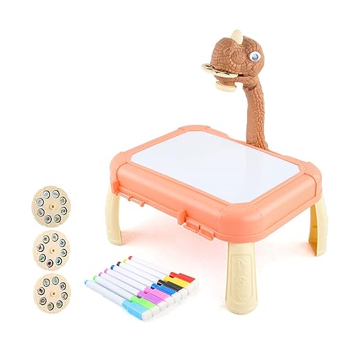 THINCAN Dinosaurierprojektion Toy Desk Für W/Bunte Markierungen Zeichnen des Interaktiven Bildungsspielzeugs Vorschulparty Supp von THINCAN
