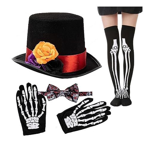 THINCAN Dress Up Kostüm Set Für Halloween Party Frauen Männer Top Cosplay Kostümfestival Party Unisex Accessoires von THINCAN