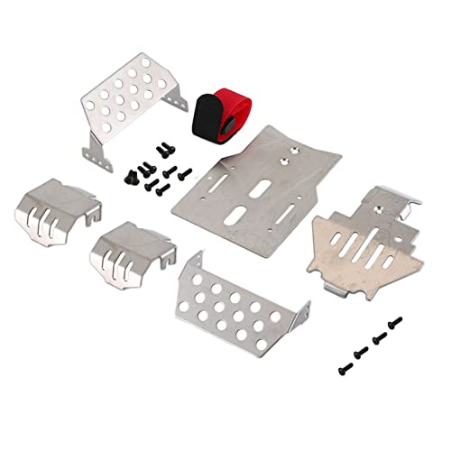 THINCAN Edelstahl Chassis Protector Spielzeugkollektion Für 1/10 Modellautoschutz Panzerschutzplatte Stoßfänger THINCAN Edelstahl Chassis Protector Spielzeugkollektion Für 1/10 Modellautoschutz Panzerschutzplatte Stoßfänger von THINCAN