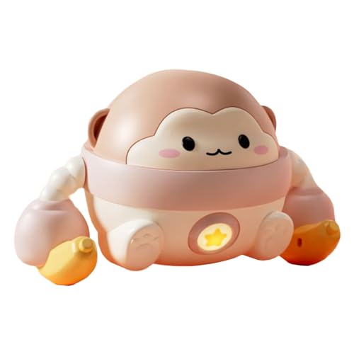 THINCAN Electric Rolling Monkey Pet Roboter Interaktives Bildungsspielzeug Für Kinder Banane Lustiges Cartoon Affespielzeug Mit Licht THINCAN Electric Rolling Monkey Pet Roboter Interaktives Bildungsspielzeug Für Kinder Banane Lustiges Cartoon Affespielzeug Mit Licht von THINCAN