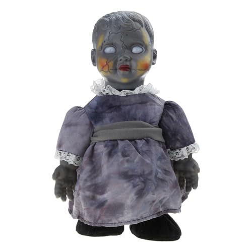 THINCAN Elektrische Ghostdoll Creepywalking Doll Spielzeugfigur Neuheit Gadget Halloween Requisiten Horror Haunted Room Dekoration von THINCAN