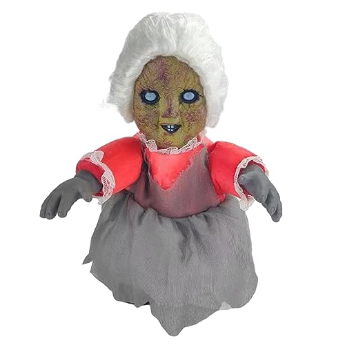 THINCAN Elektrische Ghostdoll Creepywalking Doll Spielzeugfigur Neuheit Gadget Halloween Requisiten Horror Haunted Room Dekoration von THINCAN