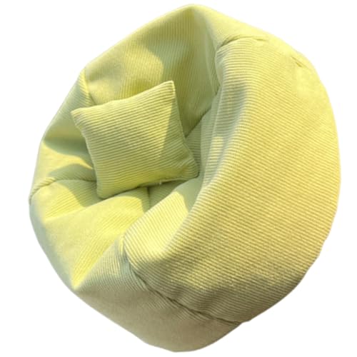 THINCAN Entzückende Puppengize Sofa Set Premium Stoff 15-17cm Sammlerausstellungsstück Kreativ Raum Dekore Bunte Puppen Couch Autospielzeugzubehör von THINCAN