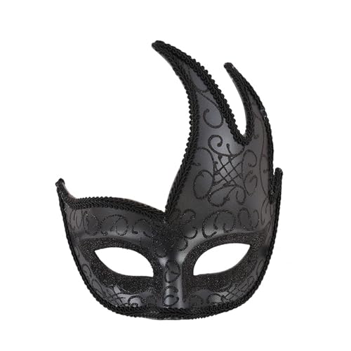 Fashion Charakter Maske Vintage Look Friendly Friendly Für Cosplay Enthusiasten Und Theateraufführungen Halloween Maske von THINCAN