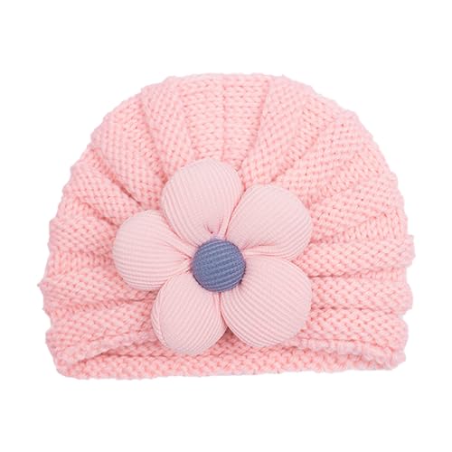THINCAN Fashion Infant Charm Weiche Strick Wollgarn Kappe Baby Kostüm Dekors Haare Turban Accessoires Geburtstag Geschenk von THINCAN