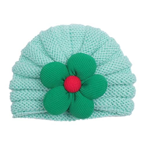 THINCAN Fashion Infant Charm Weiche Strick Wollgarn Kappe Baby Kostüm Dekors Haare Turban Accessoires Geburtstag Geschenk von THINCAN