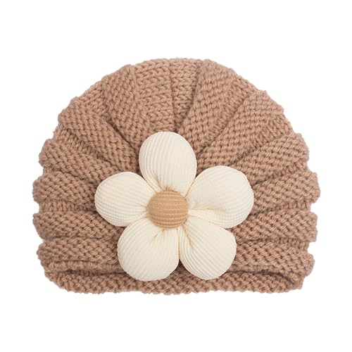 THINCAN Fashion Infant Charm Weiche Strick Wollgarn Kappe Baby Kostüm Dekors Haare Turban Accessoires Geburtstag Geschenk von THINCAN