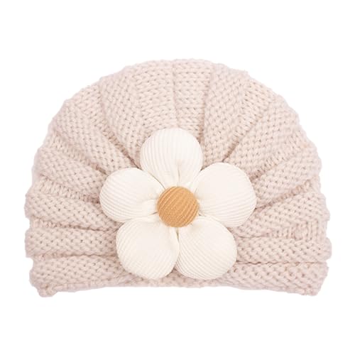 THINCAN Fashion Infant Charm Weiche Strick Wollgarn Kappe Baby Kostüm Dekors Haare Turban Accessoires Geburtstag Geschenk von THINCAN