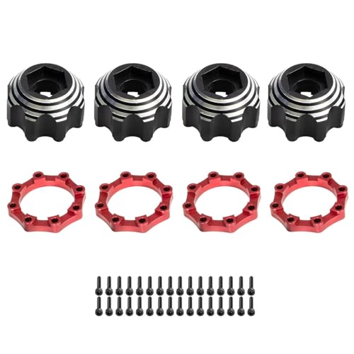 THINCAN Fernbedienungsauto Zubehör Metall Extended Rad Hexagon Hub Adapter 3.7 Modellauto Geändert Teile Fahrzeug Teil Fahrzeugteil von THINCAN