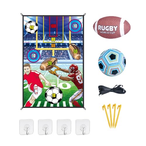 THINCAN Football Toss Toy Für Aktive Kinder Freien Freien Für Unterhaltungspool Beach Toy Engaging Wurf Und Fang Spielzeug Mit Fußball THINCAN Football Toss Toy Für Aktive Kinder Freien Freien Für Unterhaltungspool Beach Toy Engaging Wurf Und Fang Spielzeug Mit Fußball von THINCAN