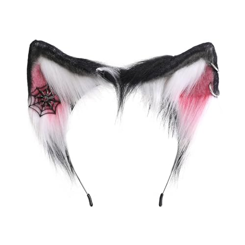 THINCAN Foxes Ohrs Cosplay Ohren Kopfbedecke Halloween Stirnband Kopfstück Kostümzubehör von THINCAN
