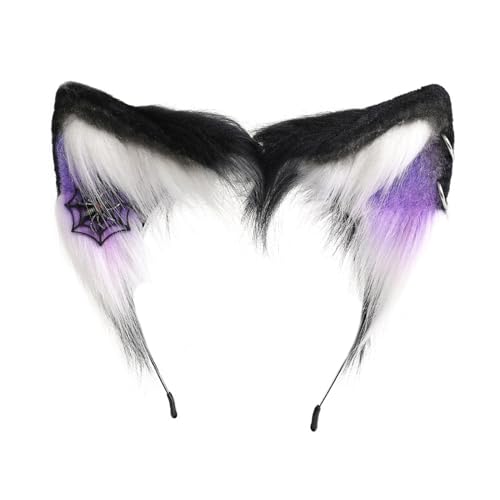 THINCAN Foxes Ohrs Cosplay Ohren Kopfbedecke Halloween Stirnband Kopfstück Kostümzubehör von THINCAN