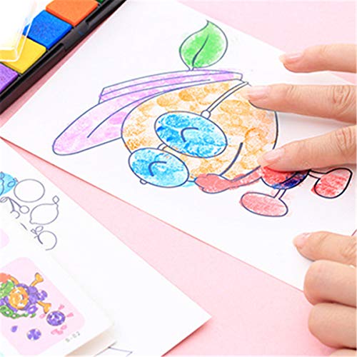 THINCAN Für Kreative Fingermalerei Buch Notebook Zeichnung Spielzeug Sammelalbum Craft Party Aktivität Spiel Kinder Ausbildung von THINCAN