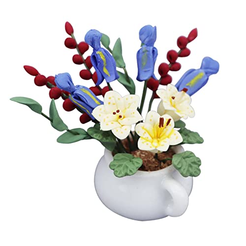 THINCAN Für Puppenhaus Miniaturblumen 1:12 Topfblumen Künstliche Bonsai Bonsai Model House Decor THINCAN Für Puppenhaus Miniaturblumen 1:12 Topfblumen Künstliche Bonsai Bonsai Model House Decor von THINCAN