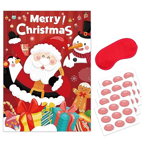 THINCAN Fun Poster Mit Aufklebern Und Augenmaske Für Kinder Weihnachtsfeierpartyzubehör THINCAN Fun Poster Mit Aufklebern Und Augenmaske Für Kinder Weihnachtsfeierpartyzubehör von THINCAN