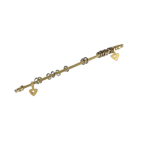 THINCAN Gold Miniatur Vorhangschiene Stange Für 1/12 Skala Puppenhaus Accessoires Realistische Miniaturmöbel Schlafzimmer Szene Decors Vorhangstange THINCAN Gold Miniatur Vorhangschiene Stange Für 1/12 Skala Puppenhaus Accessoires Realistische Miniaturmöbel Schlafzimmer Szene Decors Vorhangstange von THINCAN