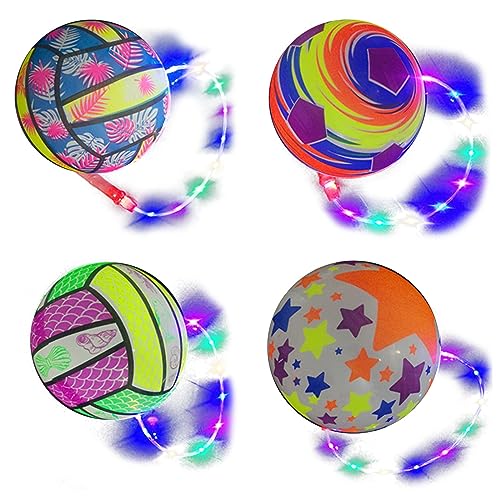 THINCAN Großer Blinkender Weicher Gummiblasable LED Kick Kinder Nacht Leuchtender Spielzeug THINCAN Großer Blinkender Weicher Gummiblasable LED Kick Kinder Nacht Leuchtender Spielzeug von THINCAN