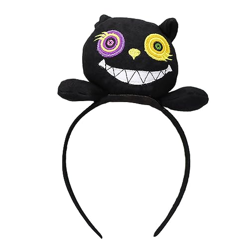 THINCAN Halloween Party Hairhoop Gefüllt 3D Stirnband Bühnenbühne Kopfschmuck Family Gathering Festival Kopfbedeckung Raumdekoration von THINCAN